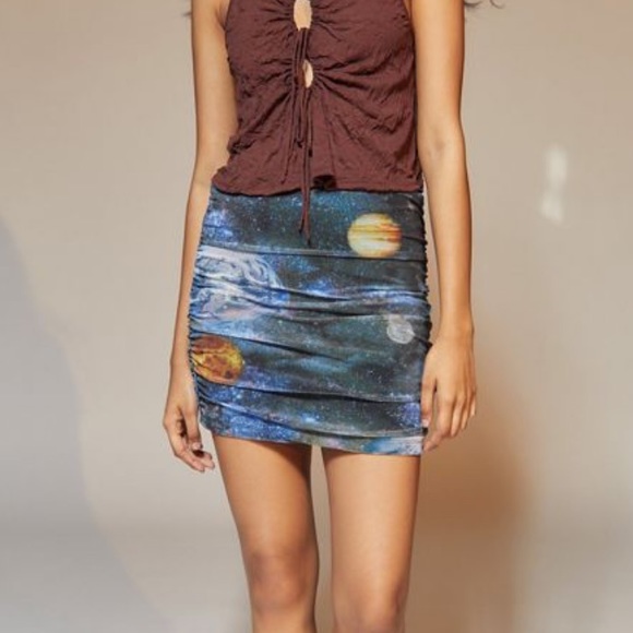 MESH GALAXY SKIRT - Picture 7 of 7